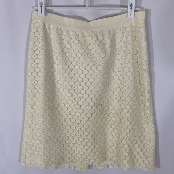 Loft Ivory Lace Skirt - Picture 1 of 5